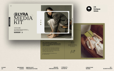 Modello di presentazione del Media Kit