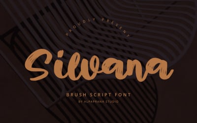 Silvana - Brush Script Font