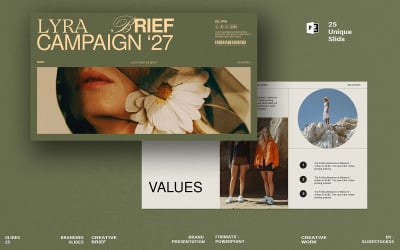 Modèle PowerPoint de brief créatif