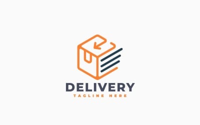 Design de logotipo para entrega de encomendas