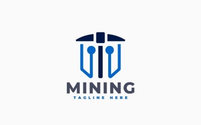 Digital Mining Logo Template Design