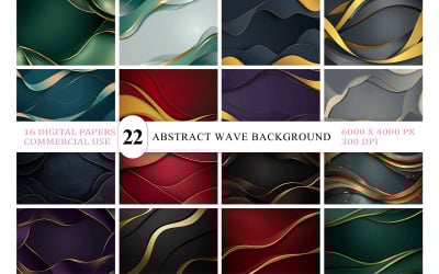 Fond abstrait élégant haute résolution | Fond abstrait moderne et luxueux à vagues