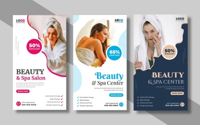 Modèle de story Instagram pour salon de beauté et spa, version 2
