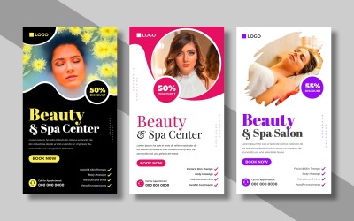 Modello di storia di Instagram per salone di bellezza e spa Ver-1