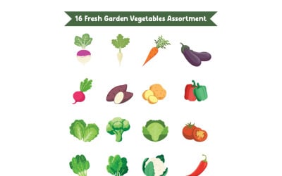 Fresh Garden Vegetables Assortment