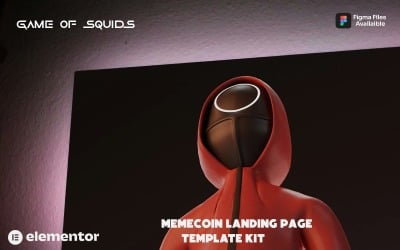 Game Of Squids Crypto Meme Landing Page