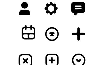 Pixel Perfect Icon Sheet Modern Interface Icon Pack