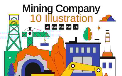 10 Иллюстрация горнодобывающей компании