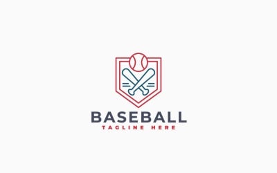 Modèle de logo pour club de baseball