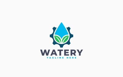 Modèle de logo pour la gestion de l&amp;#39;eau