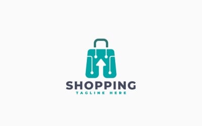 Shopping Bag Logo Template Design