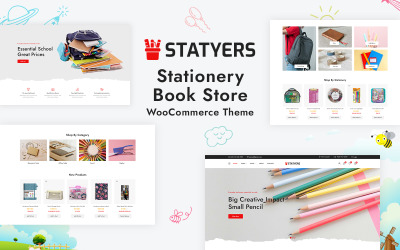 Statyers - Tema WooCommerce de WordPress para librerías, papelerías y tiendas de regalos