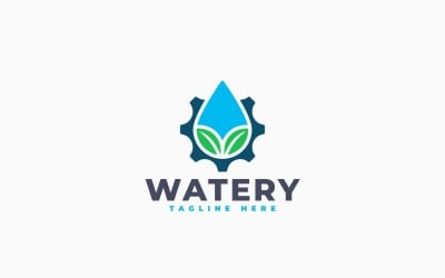 Water Management Logo Template Design