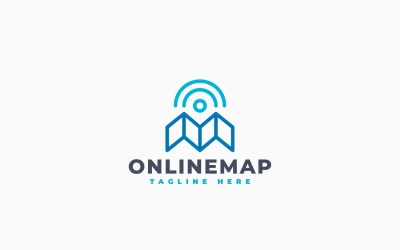 在线地图Logo模板设计