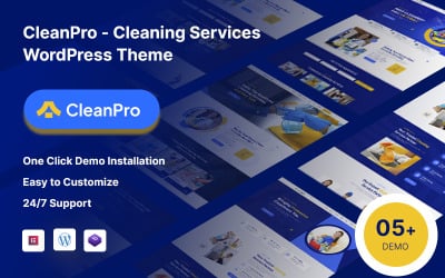 CleanPro – WordPress-Theme für Reinigungsdienste