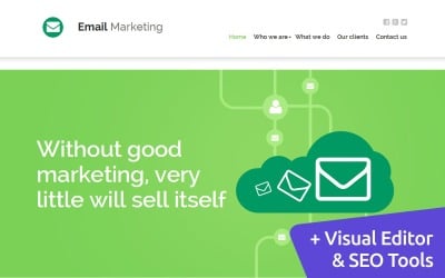 Email Marketing Moto CMS 3 Šablona