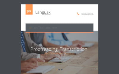 Languax Website-Vorlage