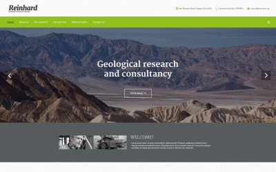 Modelo de site de Reinhard