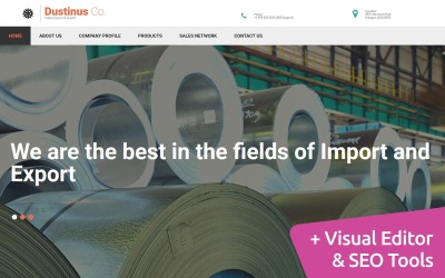 Steel Industry Moto CMS 3 Template Templates Moto CMS 3 №55850