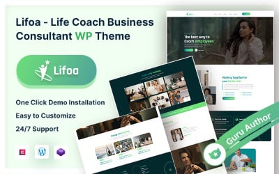 Lifoa – Life Coach &amp;amp; Business Consulting WordPress Theme