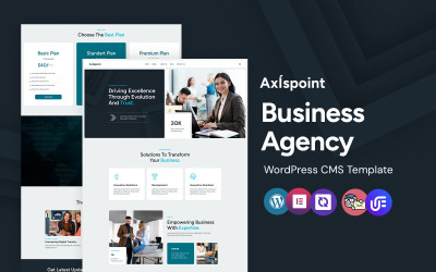 Axispoint - Thème WordPress Elementor pour agence commerciale