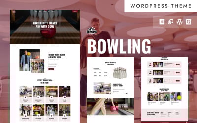 Bowling - Thème WordPress Elementor pour bowling moderne et divertissement