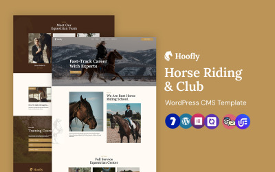Hoofly - Lovasiskola WordPress Elementor Témá