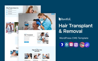 Revifol - Hair Transplantation and Removal WordPress Elementor Theme