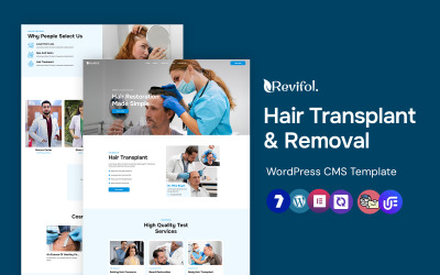 Revifol – WordPress Elementor Theme für Haartransplantation und Haarentfernung