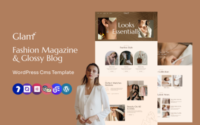 Glam - Tema WordPress Elementor Multiuso para Acessórios de Moda