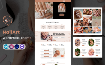 Nailora – Elegant Nail Spa &amp;amp; Beauty WordPress Theme