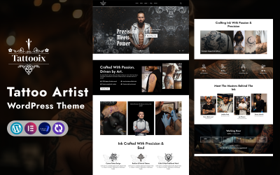 Tattooix – Тема WordPress для тату-салонов и студий