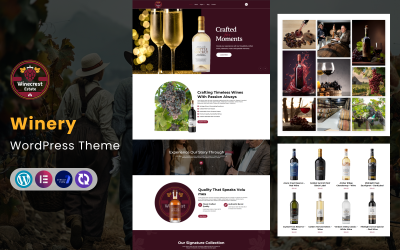Winecrest Estate– Winery, Vineyard &amp;amp; Wine Shop WordPress Theme