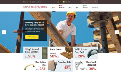 Einfache Konstruktion Shopify Theme