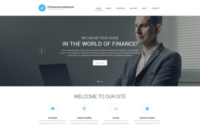 "Professional Employment Drupal Template" thème Drupal #55959