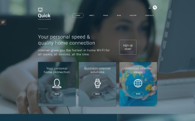 Quick - Hosting Multipage Creative Joomla #55963