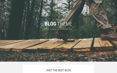 Szablon Joomla Blog Theme Joomla Template #55955