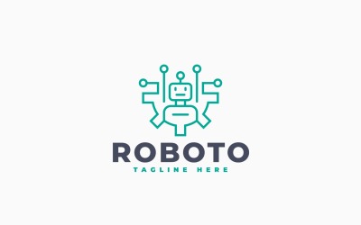 Modèle de logo pour l&amp;#39;automatisation robotique