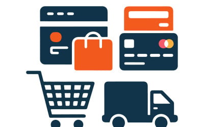 Online Shopping E-Commerce Vector