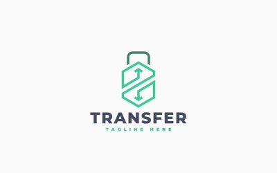 Design de logotipo Lock Transfer