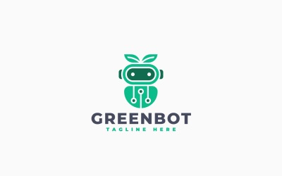 Шаблон дизайна логотипа Greenbot
