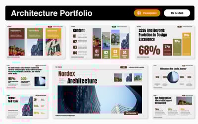 Architecture Portfolio Presentation PowerPoint Template