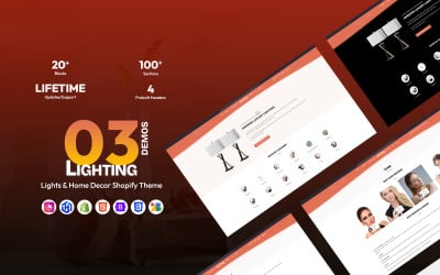 Aydınlatma – Işıklar ve Ev Dekorasyonu Shopify Teması