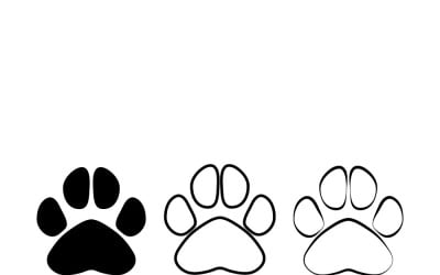 Collection vectorielle d&amp;#39;empreintes de pattes d&amp;#39;animaux variés pour le design