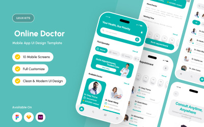 Docare - Mall för design av online-app för läkare