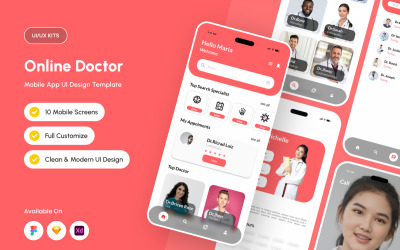 Docmate - Design av online-läkarapp