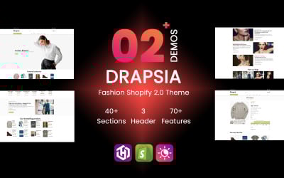 Drapsia – minimalistyczny motyw Shopify nowej generacji