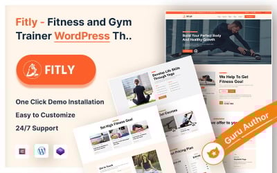 Fitly – WordPress-thema voor fitness- en gymtrainers