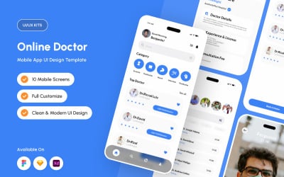 Healtic - Design av online-läkarapp