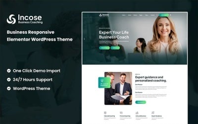 Incose - Üzleti reszponzív Elementor WordPress sablon